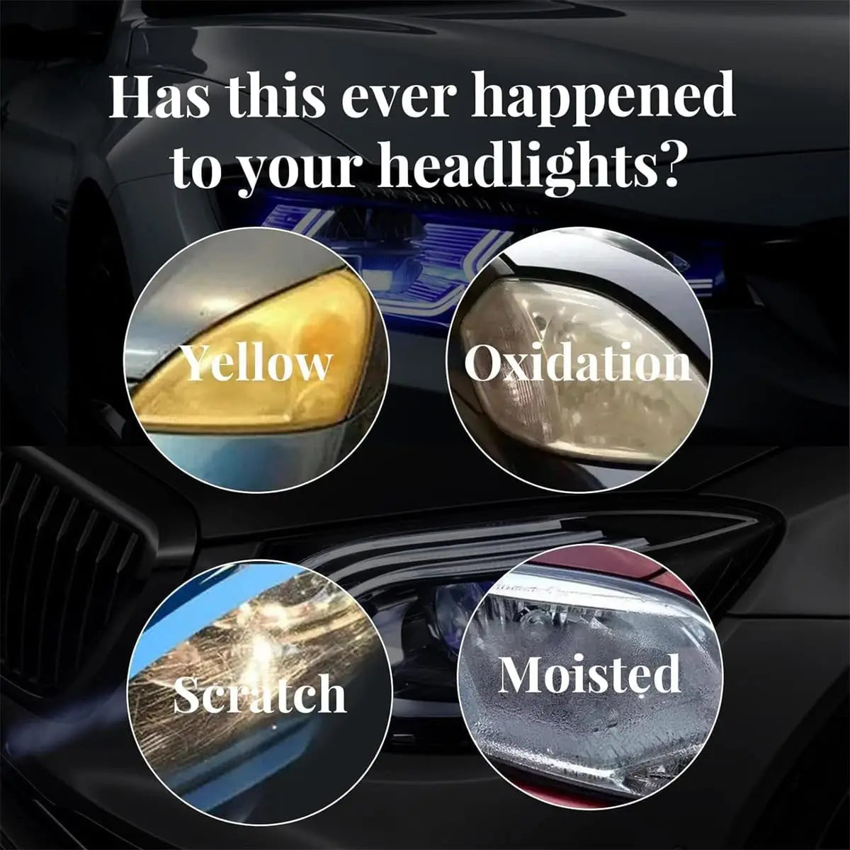 650g/500ml Headlight Regeneration Cleaning Renovated Car Headlight Renovation Kit Polishing Car Lamps Kettle For Headlight Lamps