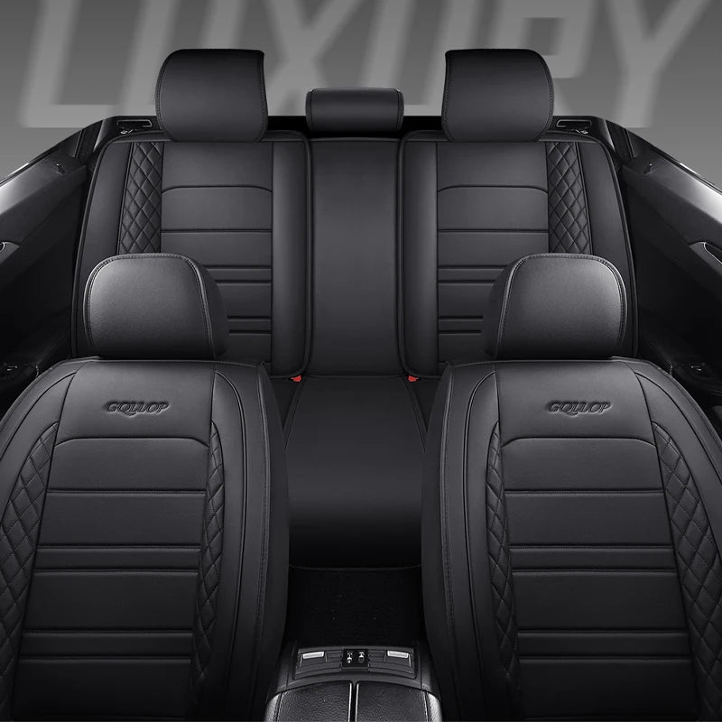 Car Seat Cover For Peugeot 207 206 2008 308 407 307 Sw Cc 205 107 208 Universal Waterproof Leather Auto Accessories