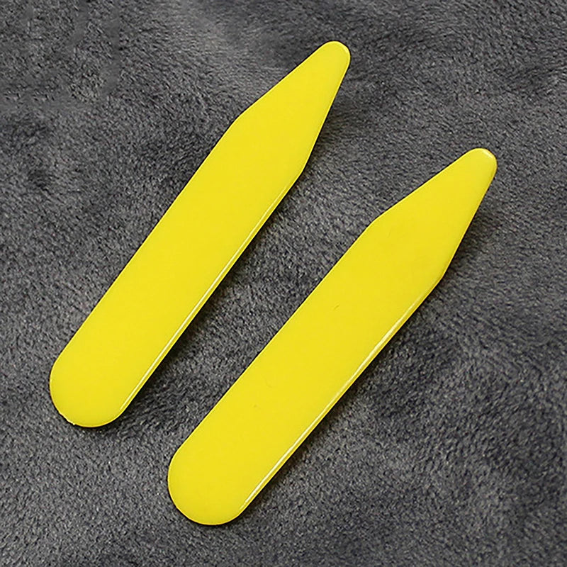 2pc Carbon Fiber Collar Stays For Business Men's Shirt Party Dress Brace Accessories Reinforcement Insert Fixing 2 Size Jewelry