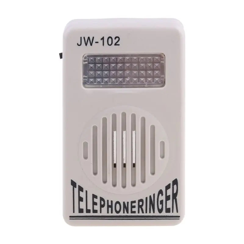 Telephone Phone Ring Ringing Amplifier Ring Speaker Strobe Light Flasher Bell Used in Noisy Environments Easy to Use