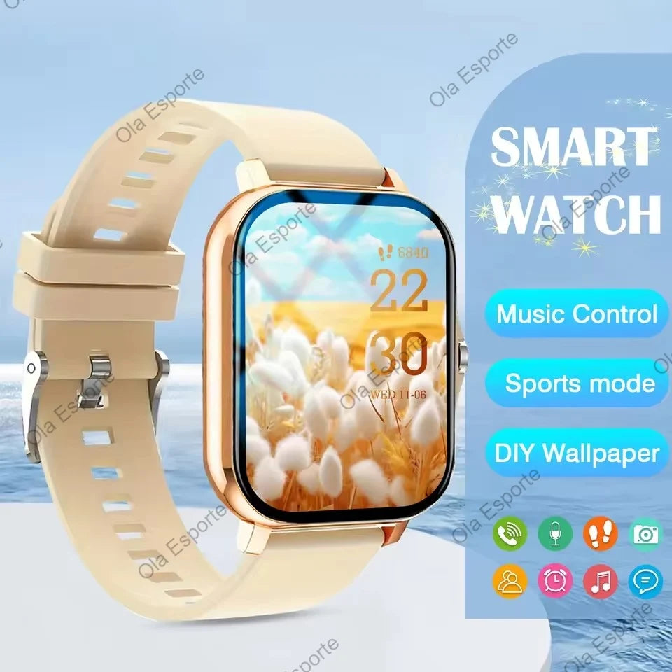 2025 New Smart Watch 1.83-inch HD Display Bluetooth Call Message Alert Sports Mode Smartwatch For Men Women Wristwatches Gifts