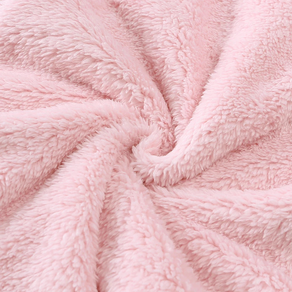 2025 Winter Thicken Fleece Newborn Baby Romper Soild Cotton Hoodies Infant Girl Onesie Toddler Boy Jumpsuits Warm Casual Outfits