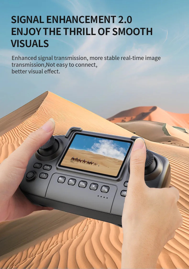 E99 PRO Drone Screen Control Aerial Drone High Definition Dual Camera Remote Control Aircraft, Folding Quadcopter Kid Gift