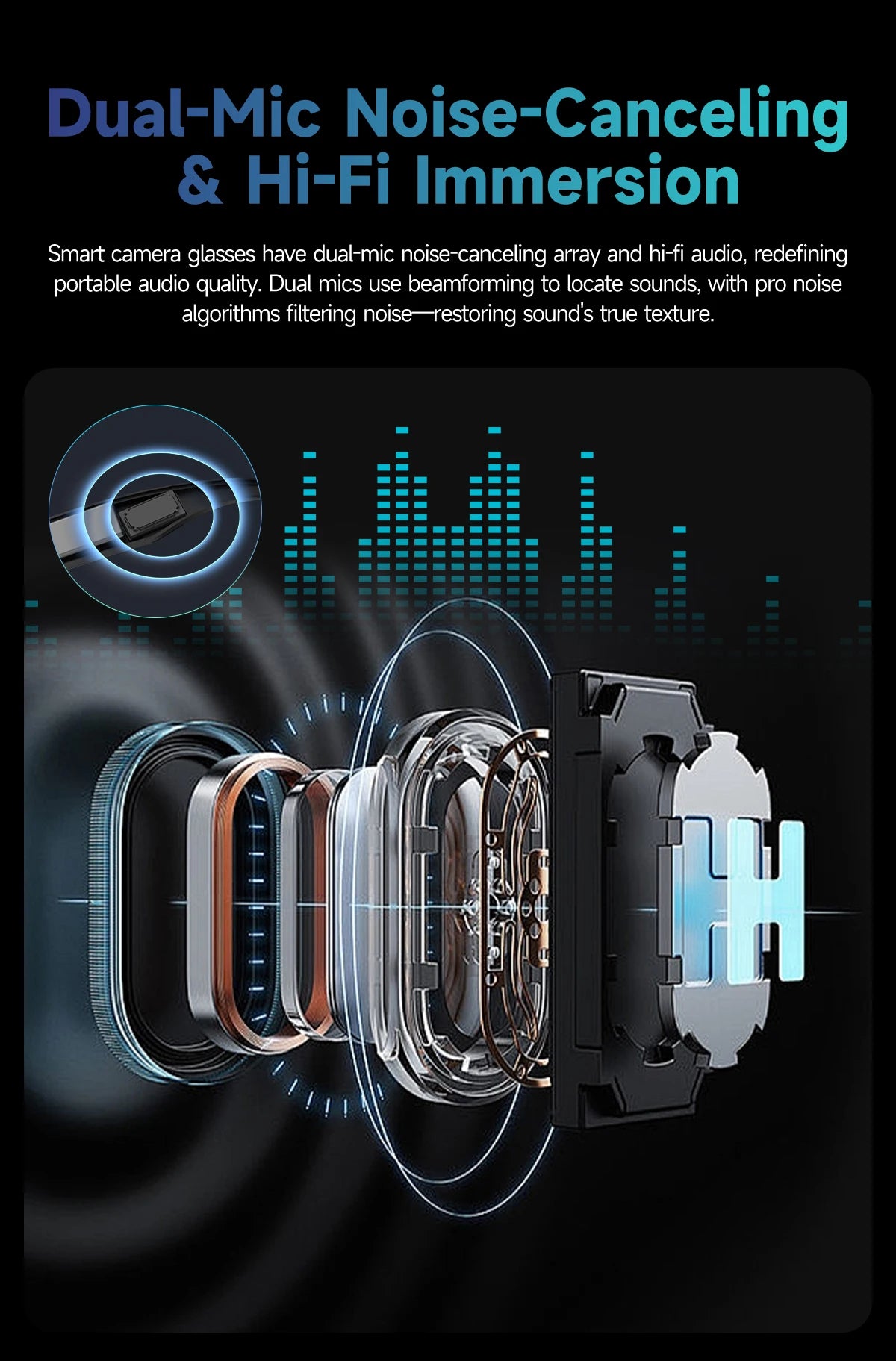 2025 AI Smart Glasses with 8MP Camera Video Recording 100+ Languages Translation Sunglasses Bluetooth Call Music Play Men Women