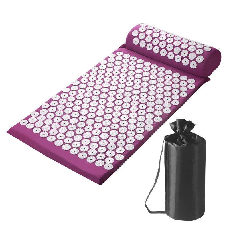 Massager Mat Shakti Mat Massage Yoga Mat Acupressure Relieve Stress Back Body Pain Spike Mat Acupuncture Massage Cushion