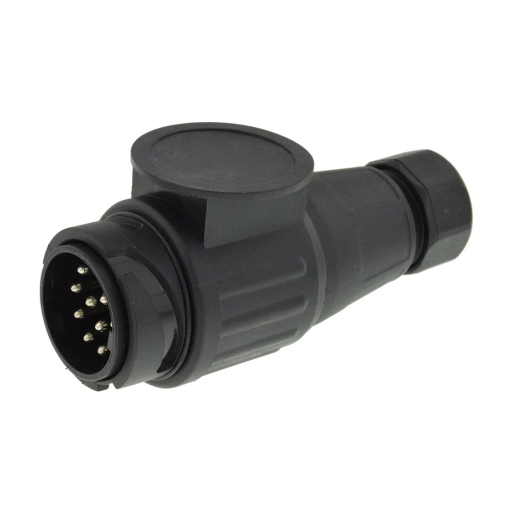 13Pin Trailer Plug 12V Towing Bar Socket 13 Pole Caravan Wiring Electrical Connector Trailer Electrical Connector for Vehicle RV