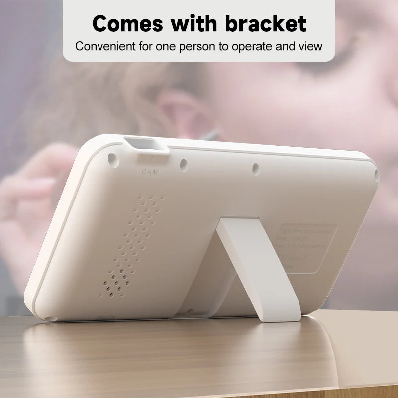 4.5 Inch Digital Otoscope HD1080P 3.9mm Ear Picker Ear Camera 6 LEDs Ear Wax Removal Tool Ear Cleaning Stick For Child Adults