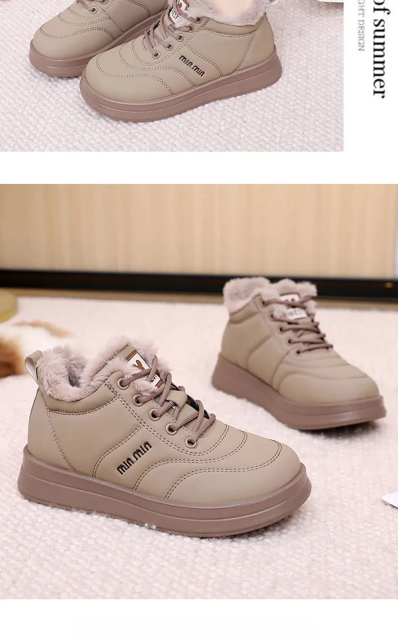 Women's 2025 Winter New Versatile Cotton Shoes Fashion Warm Thick Bottom Skid-resistant Durable Free Shipping Women's Shoes