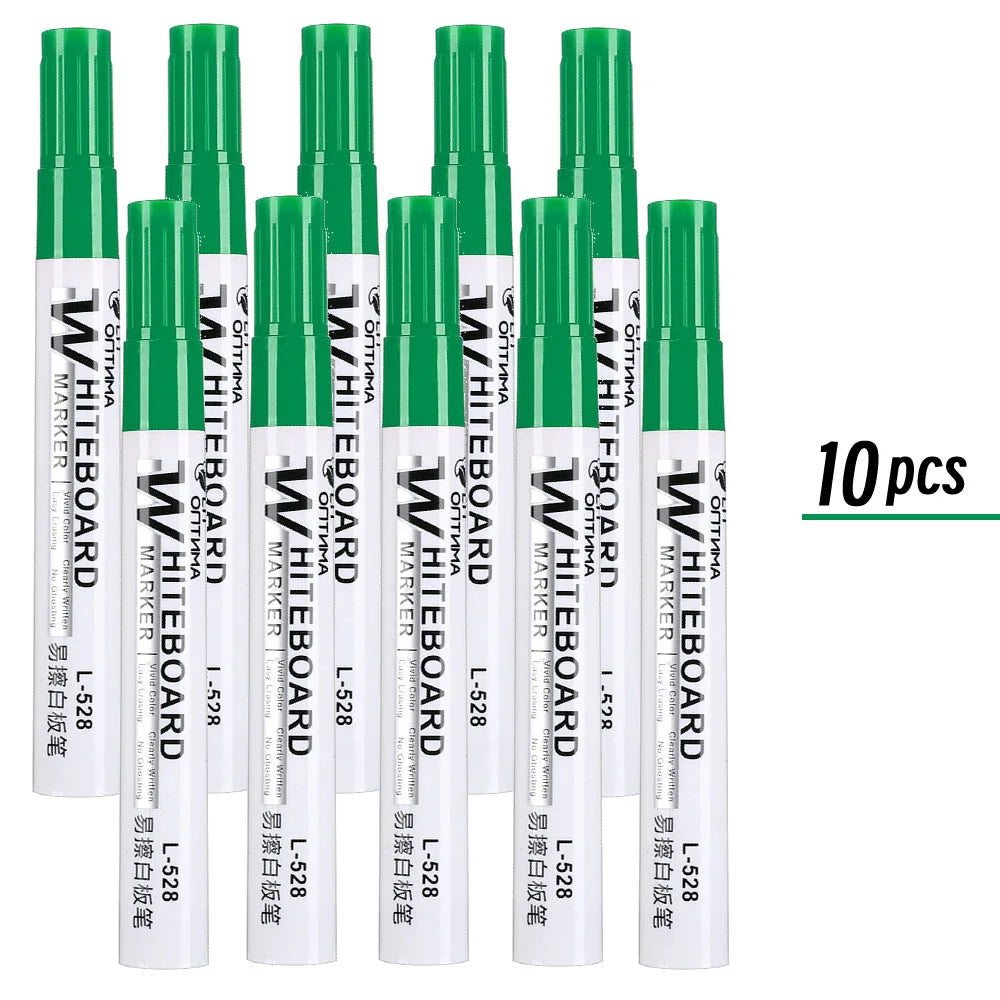 1/20pcs Erasable Whiteboard Marker Pen Blackboard Marker Teaching Chalk for Glass Ceramics Office School Art Marker Stationery