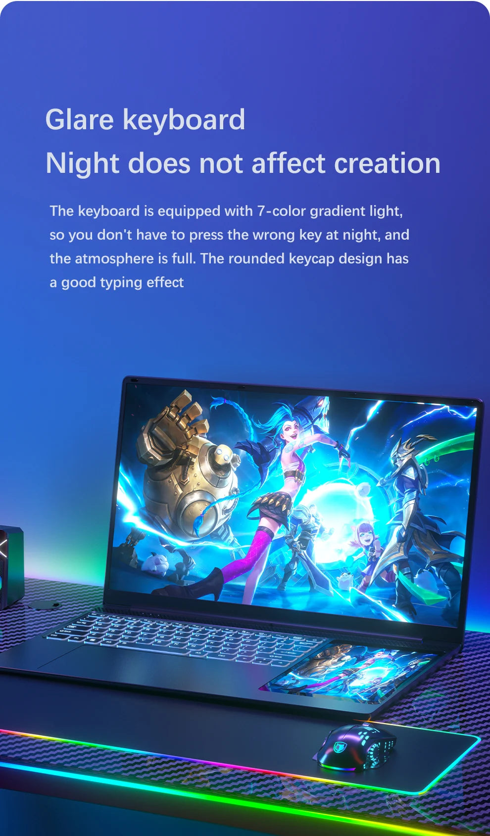 GLF-Y2 Dual Screen Laptop Intel N100 Max 15.6 Inch IPS+7'' Touch 32G DDR4 M.2 2T SSD Slim Business Computer Gen Office Notebook