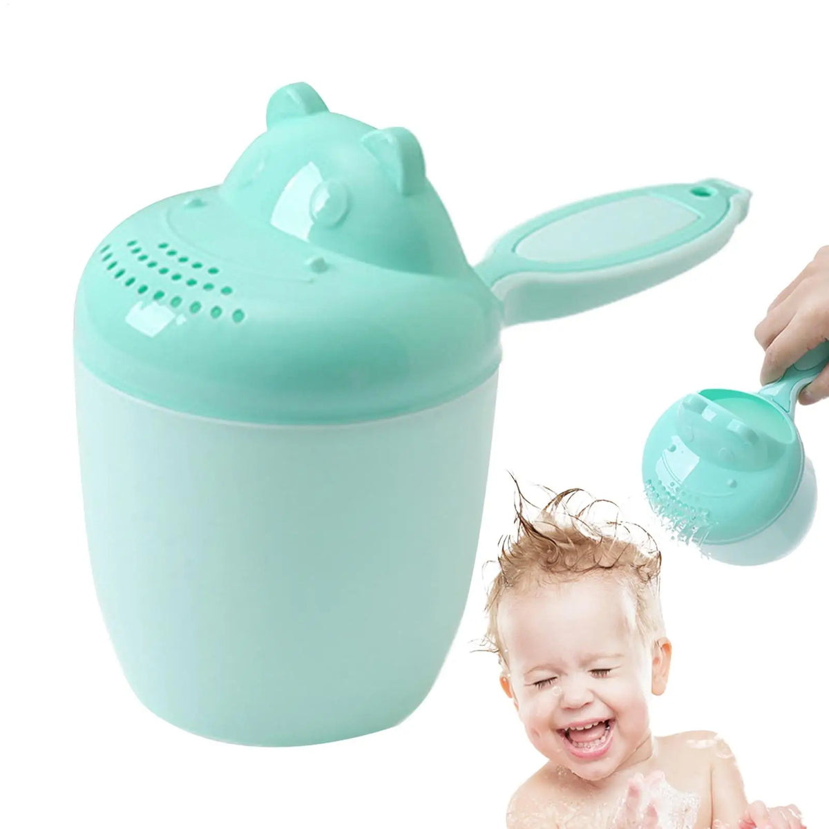 Baby Bath Caps Shampoo Rinser Kids Shampoo Rinse Cup Bath Shower Washing Head Children Bathing Baby Shower Spoons Kids Bath Tool
