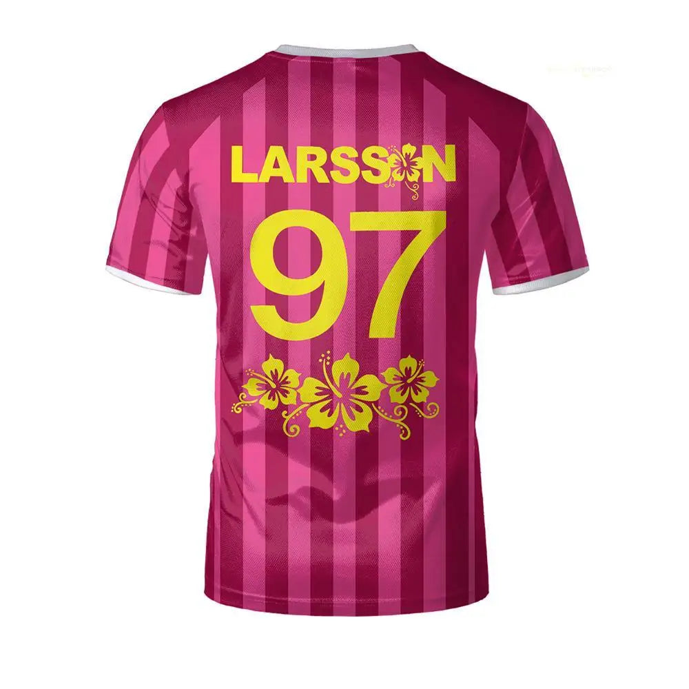 ZaraLarsson Midnight Sun Commemorative T-Shirt Fashion Fan Merchandise Jerseys Men's And Women's Breathable Quick Drying Tops