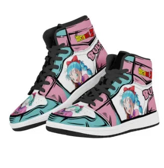 Demon Salyer Anime Nezuko Kamado Sneakers Casual Shoes Basketball Shoes Cartoon Printing Comfortable Flat Shoes Birthday Gift