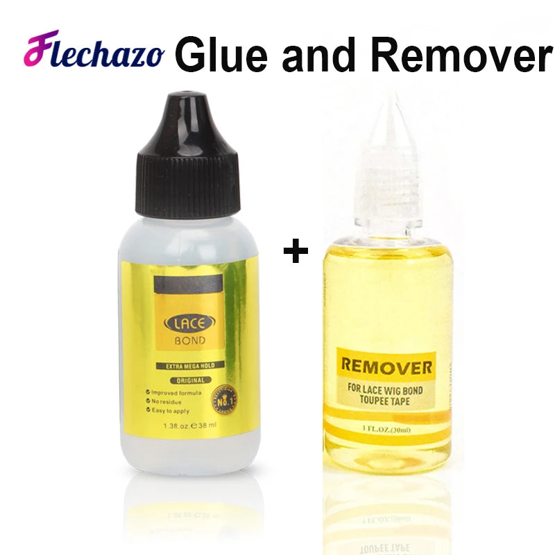 Strong Hold Lace Wig Glue With Remover Set Waterproof Wig Glue For Front Lace Wig Transparent Lace Adhesive For Hair Replacement
