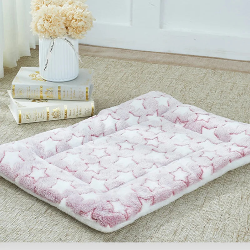Thicken Cat Dog Mat Breathable Flannel Soft Pet Cushion for Dog Cats Winter Warm Cat Sleeping Mat Pet Bed Blanket Home Accessory