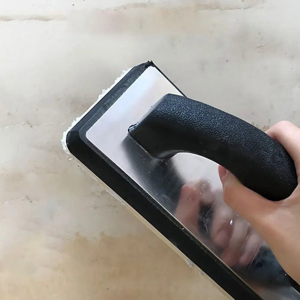 Home Tools Rubber Trowel Tool Stainless Steel Concrete Smoothing Plastering  Ergonomic Handle Home Tools