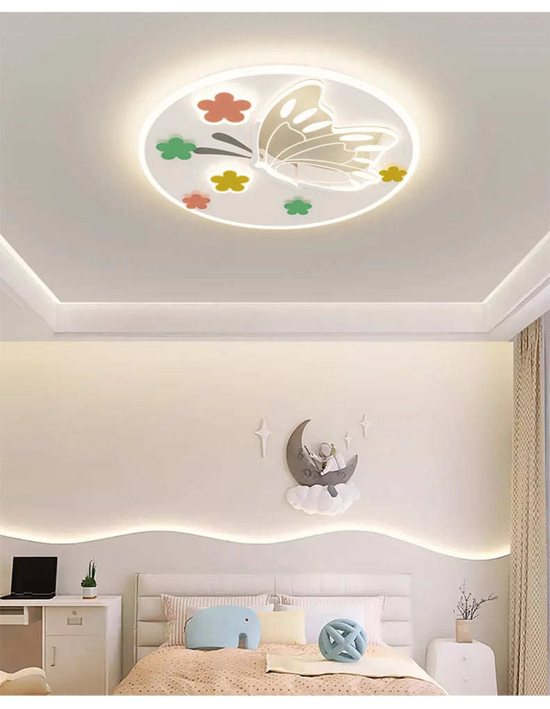 Modern Led Children's Bedroom Ceiling Lights Cloud Airplane Chandelier Boy Girl Room Lamps Home Indoor Decor Lighting Fixtures