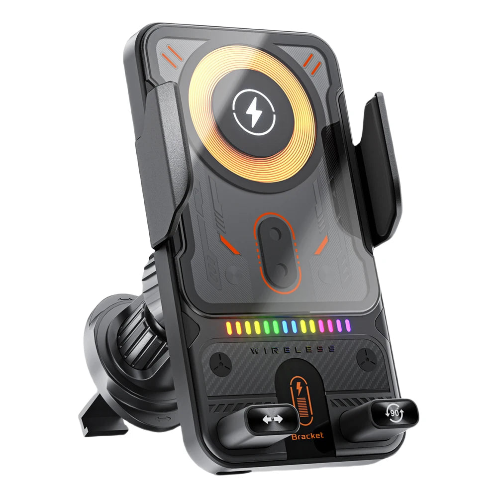 Car Wireless Charger Car Phone Mount Air Vent Cell Phone Holder Auto Clamping Car Accessories