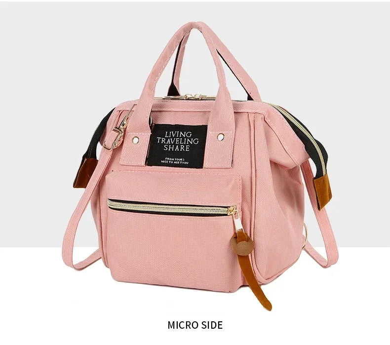 Small size mother and baby mother storage bag handbag travel backpack diaper bag baby stroller accessories