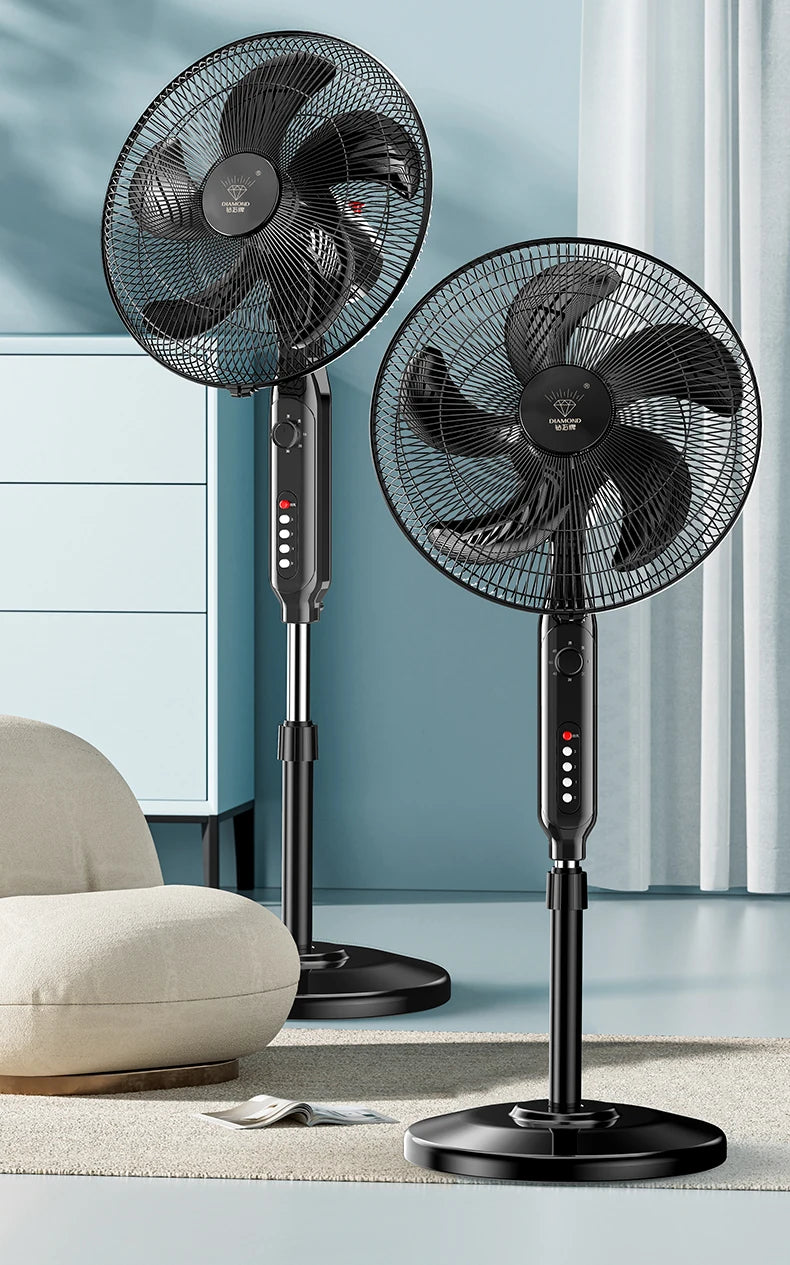 S3  Electric Fan Floor Fan Household Large Wind Table Vertical Remote Control Dormitory