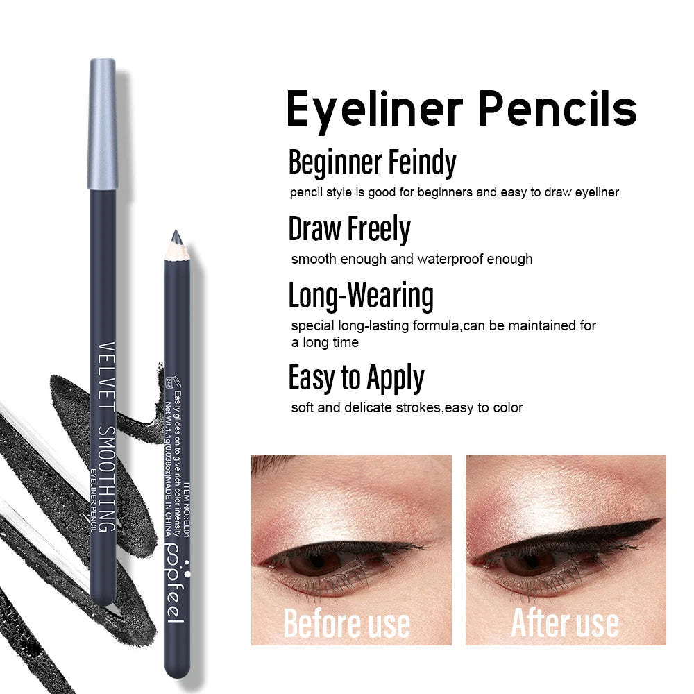 POPFEEL Makeup Cosmetics Gift Set - Premium Makeup Kit with Eyeshadow, Eyebrow Pencil, Mascara, Concealer, Lipstick, Lip Gloss.