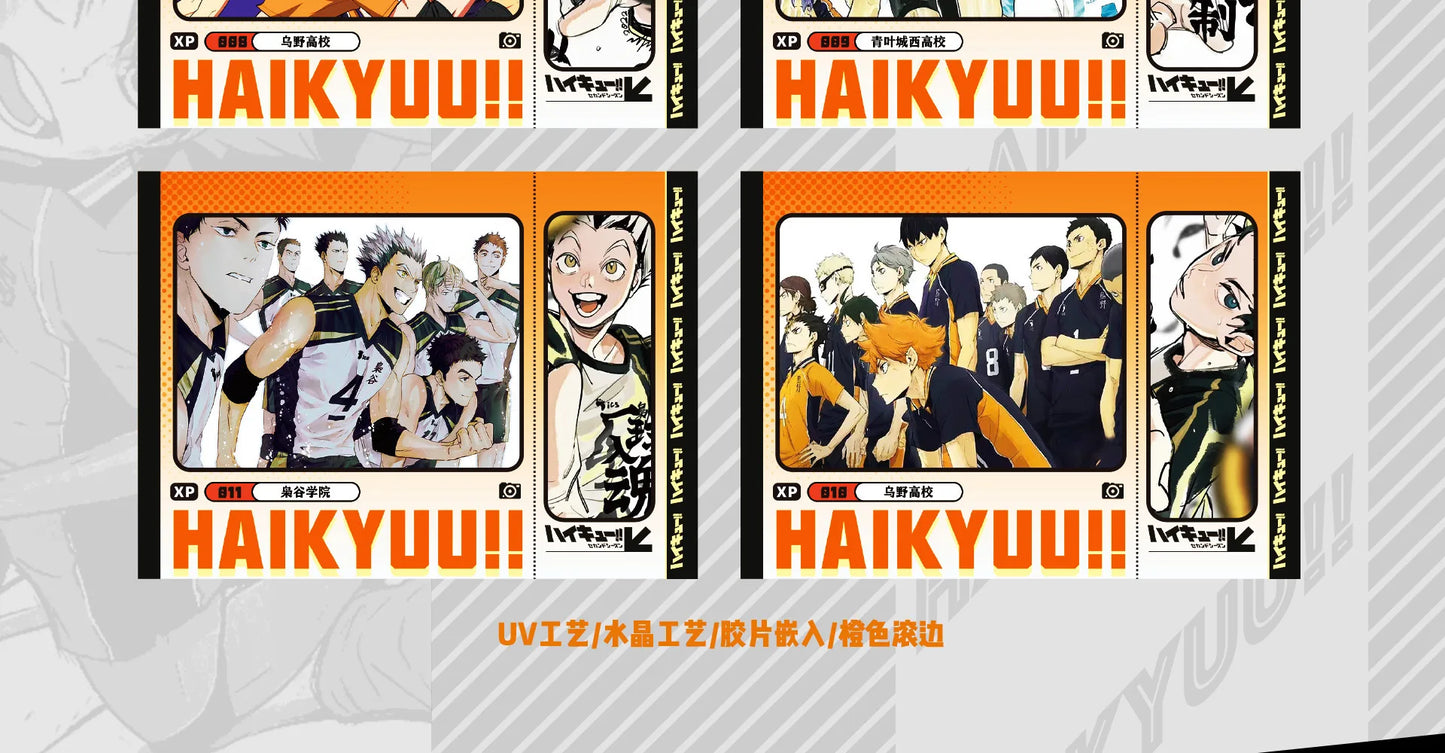 Haikyuu CardsThe Junkyard Showdown Is Coming Hotly with A Passionate Opening Classic Collectible Card Toys and Gifts