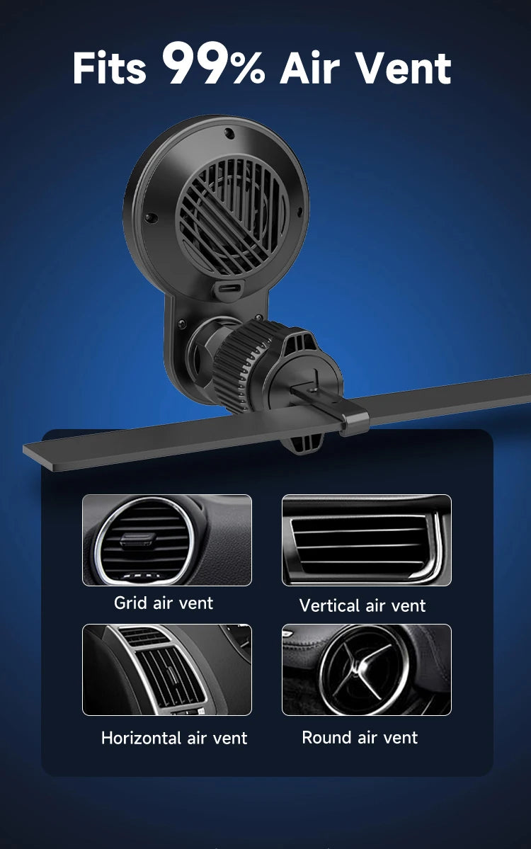 Magnetic Wireless Car Charger Mount 30W Fast Charging Air Vent Phone Holder Stand for iPhone 17 16 15 14 13 12 Pro Max Plus Safe