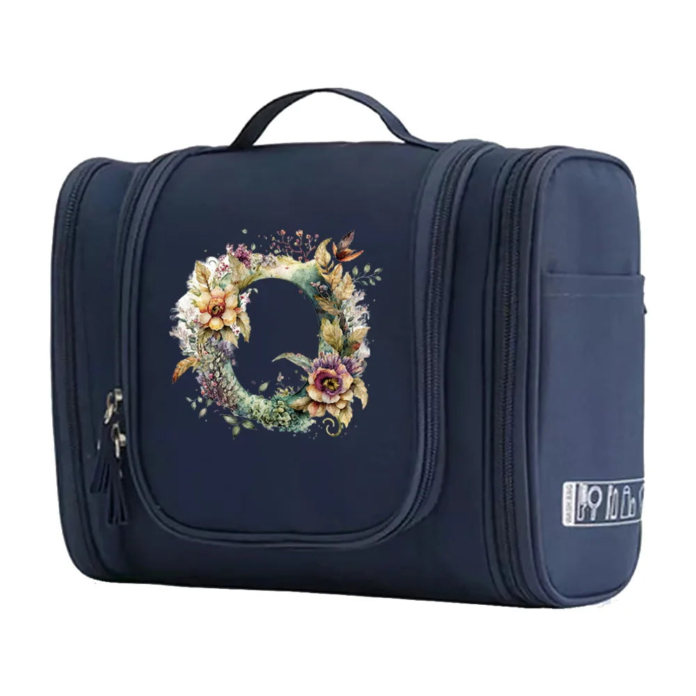 New Fashion Floral Shaped Letter Pattern Female Toiletries Are Very Convenient Minimalist Makeup Bag for Easy Storage of Items