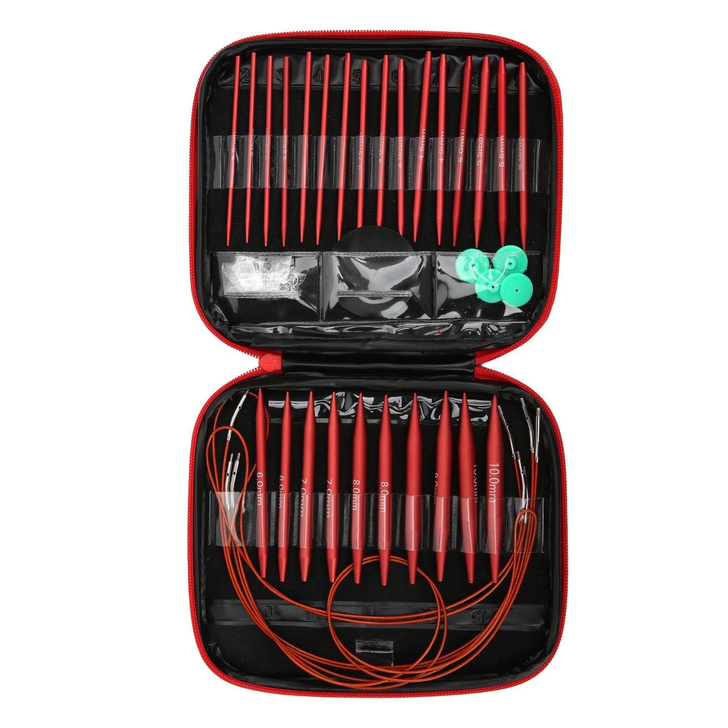 Crochet Hooks Multifunctional Interchangeable Knitting Needles Set Various Sizes Available for Hats for Socks  for