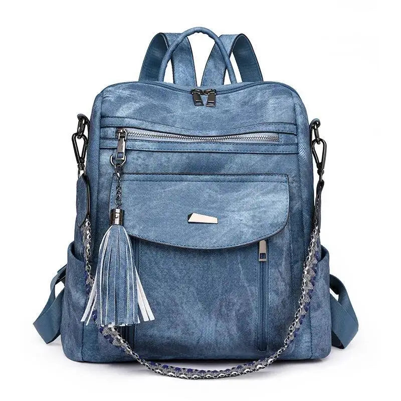 Hot Sale Luxury Women's Backpack Multifunctional Layers Double Shoulder Bags Luxury Good Quality  Spring Trend PU Women's Bag