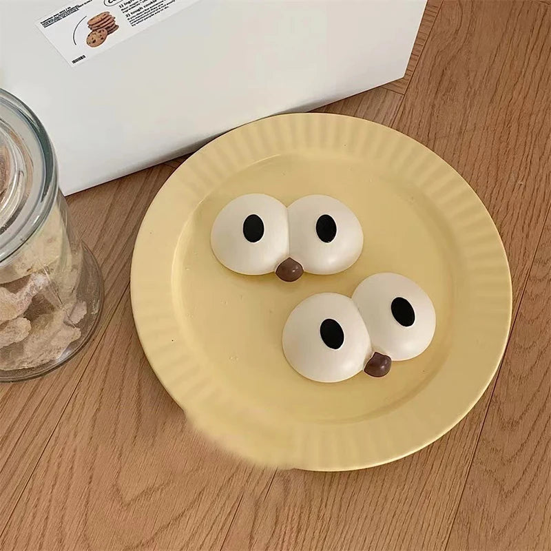 1 Pair Cartoons Funny Anime Accessories Funny Big Eye DIY Decoration Shoe Buckle Buckle Shoe Flower Buckle Charms Accessories