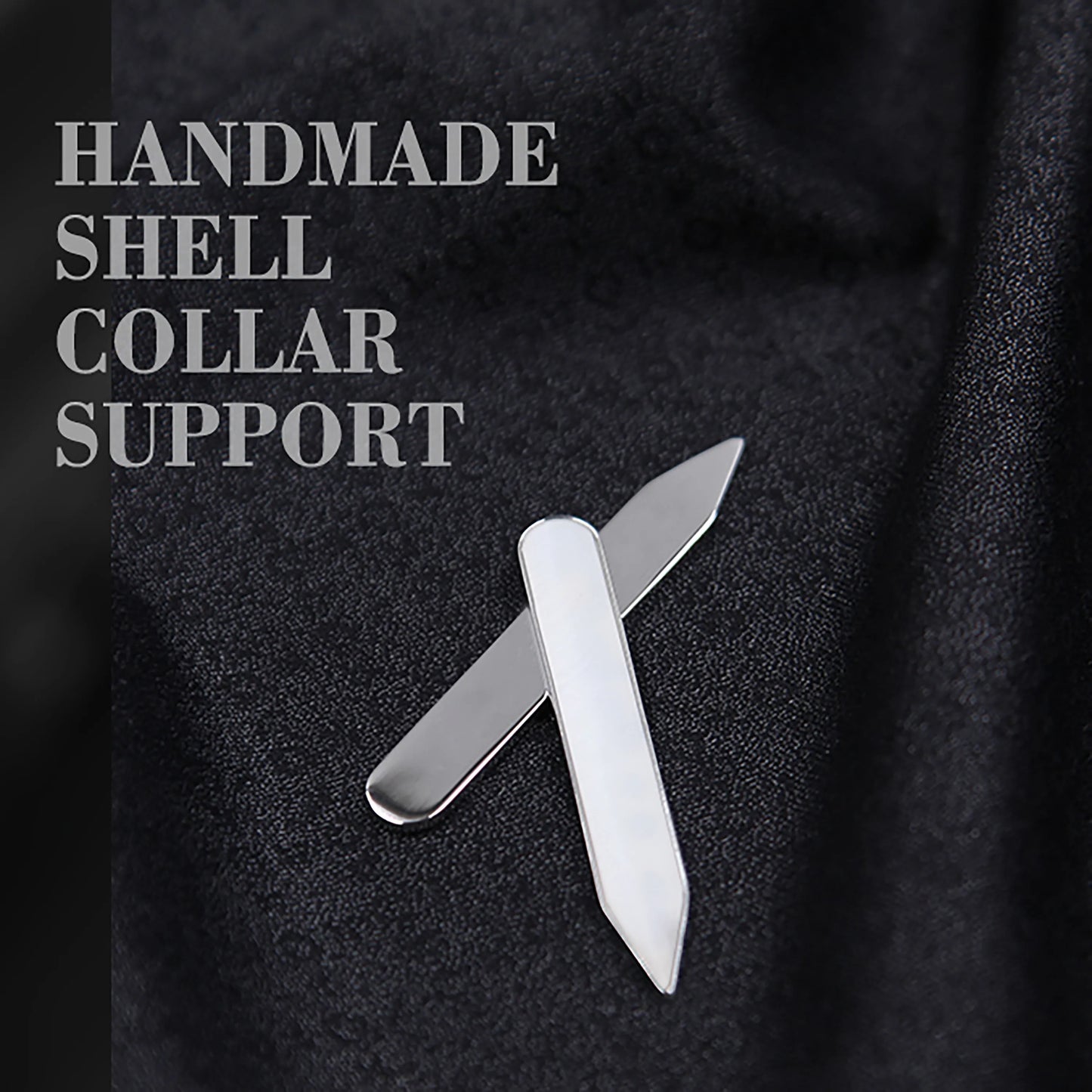 2Pcs Stainless Steel Collar Stays Bones For Business Men Shirt Party Dress Accessories Stiffener Inserts Fixed 5 Sizes Jewelry