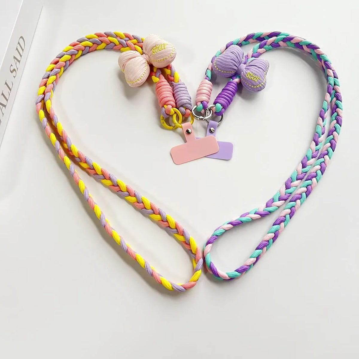 Creative Cartoon Mobile Phone Universal Lanyard Crossbody Long Rope Lanyard Rope Cartoon Decorative Pendant Accessories