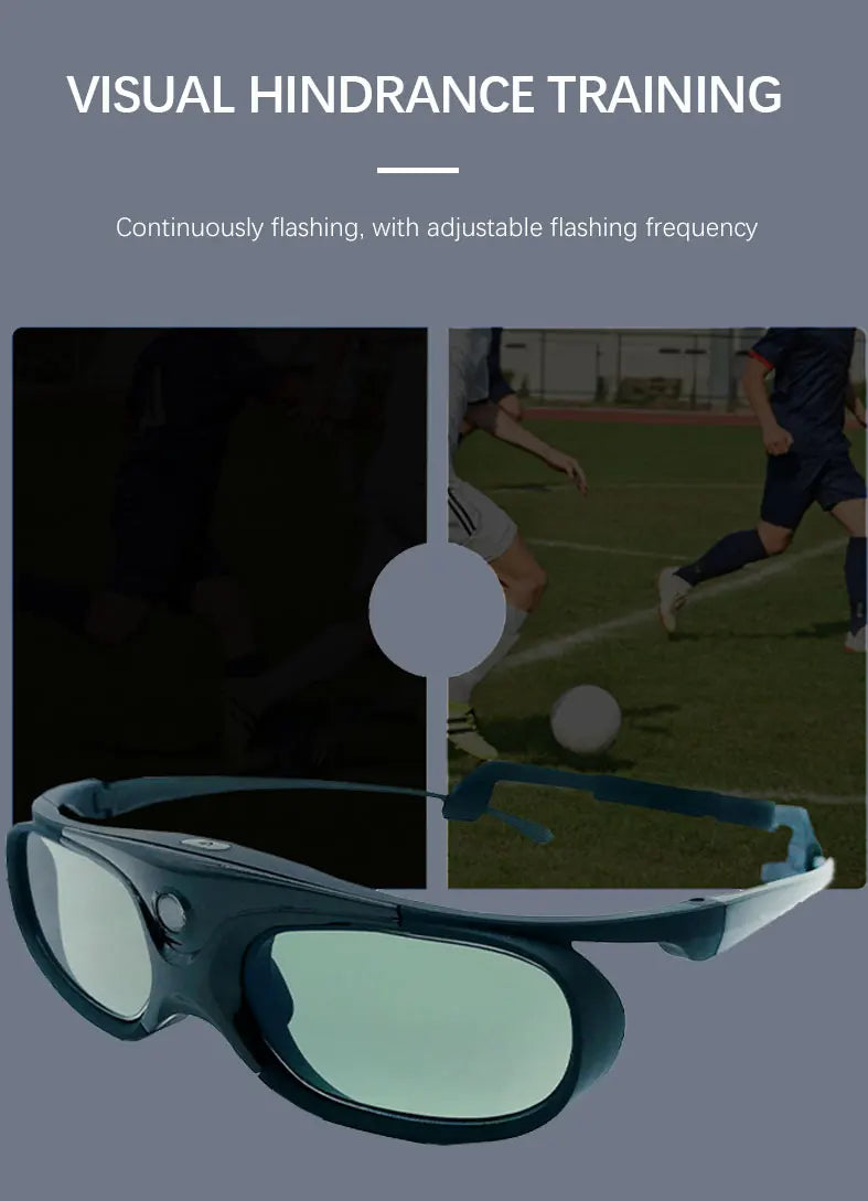 Reflex Glasses Eye Coordination Visual Interference Training Head Up Football Basketball Intelligent Technology Training Glasses