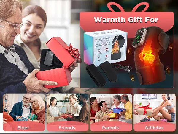3 in 1 Heating Pad Shoulder Knee Elbow Brace for Arthritis Hot Compresss Joint Massage Strap Promote Blood Circulation Kneepad