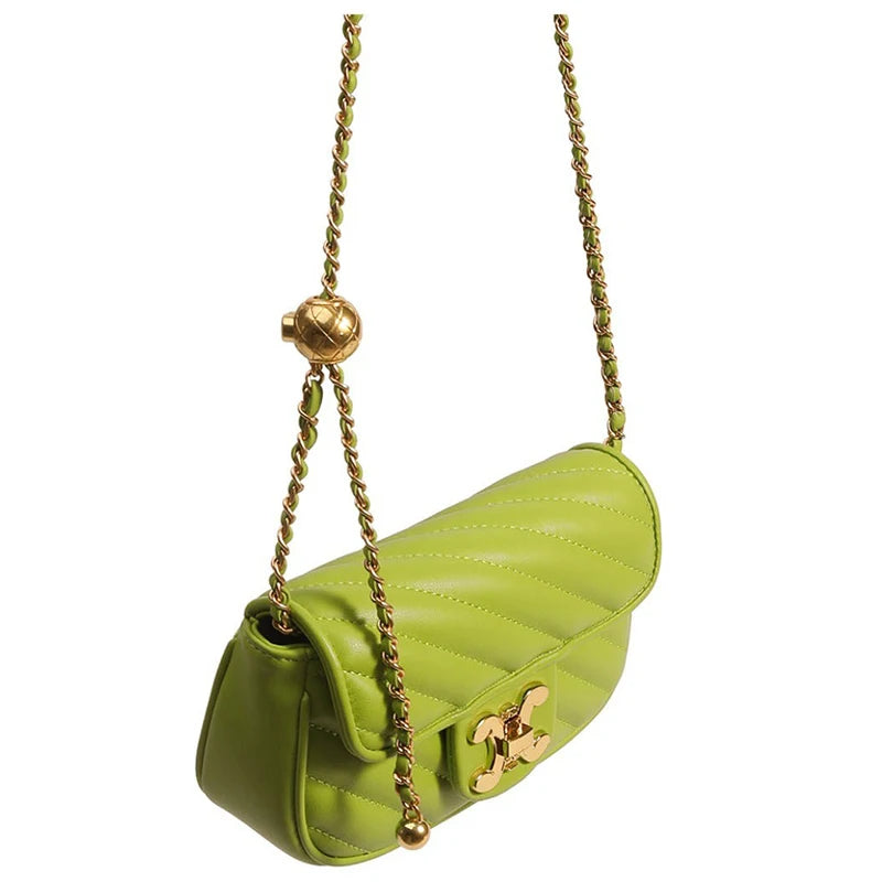 Fashion Women's Bag 2024 New Luxury Designer Bags Adjustable Shoulder Strap Women Shoulder Chain Bag