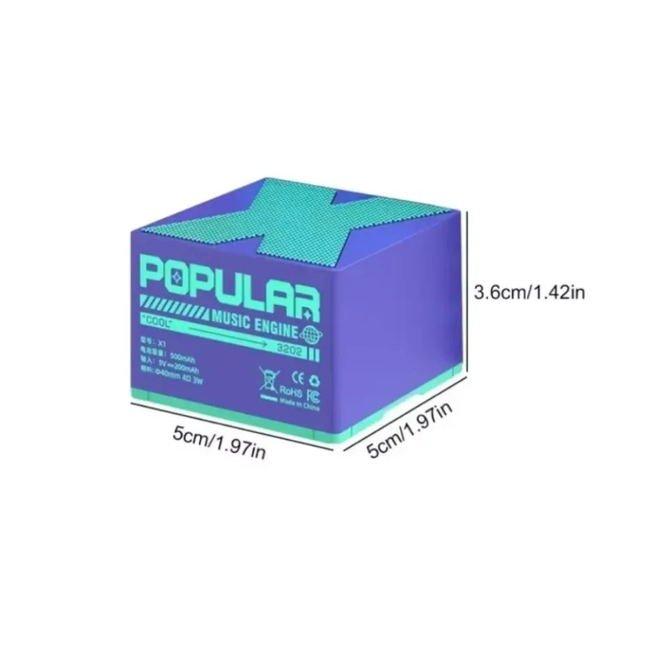 portable Mini wireless Bluetooth audio speaker full range audio player suitable for outdoor activities office and relaxation