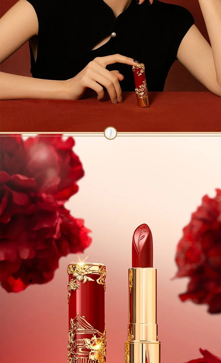 Korean Makeup Lipstick Moisturizing Velvet Matte Lip Stick Exquisite Relief Sculpture Original Creamy Lip Balm Vitamin E