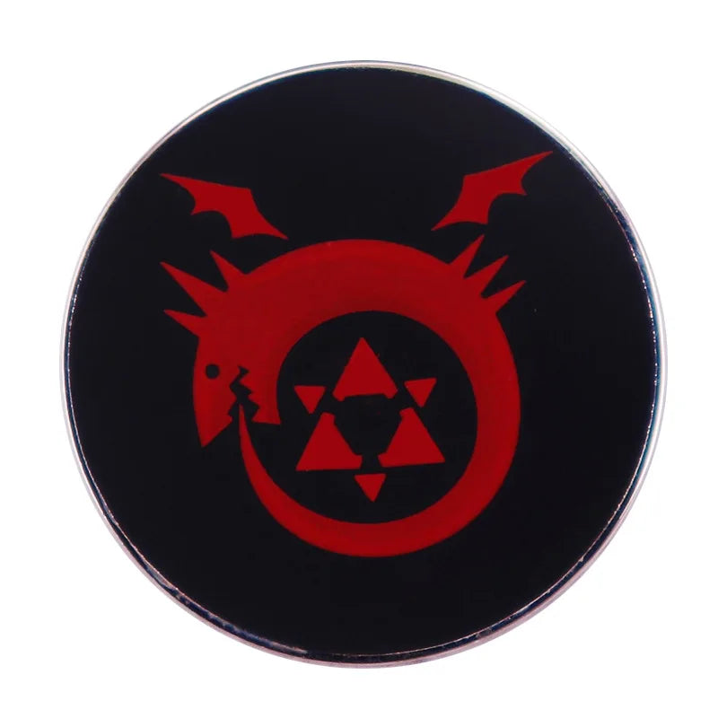 Fullmetal Alchemist Pins for Backpacks Badges on Backpack Manga Enamel Pin Accessories for Jewelry Cute Things Brooches Gifts