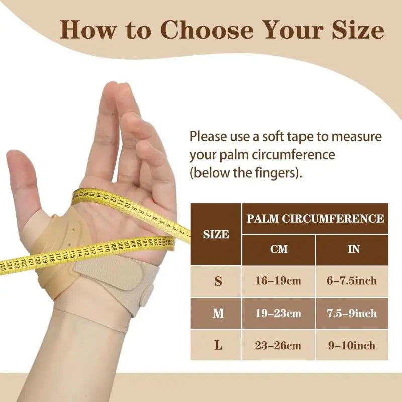 CMC Thumb Brace Wrist Brace for Osteoarthritis Pain Relif and Tendonitis Lightweight and Breathable Compression Wrist Straps