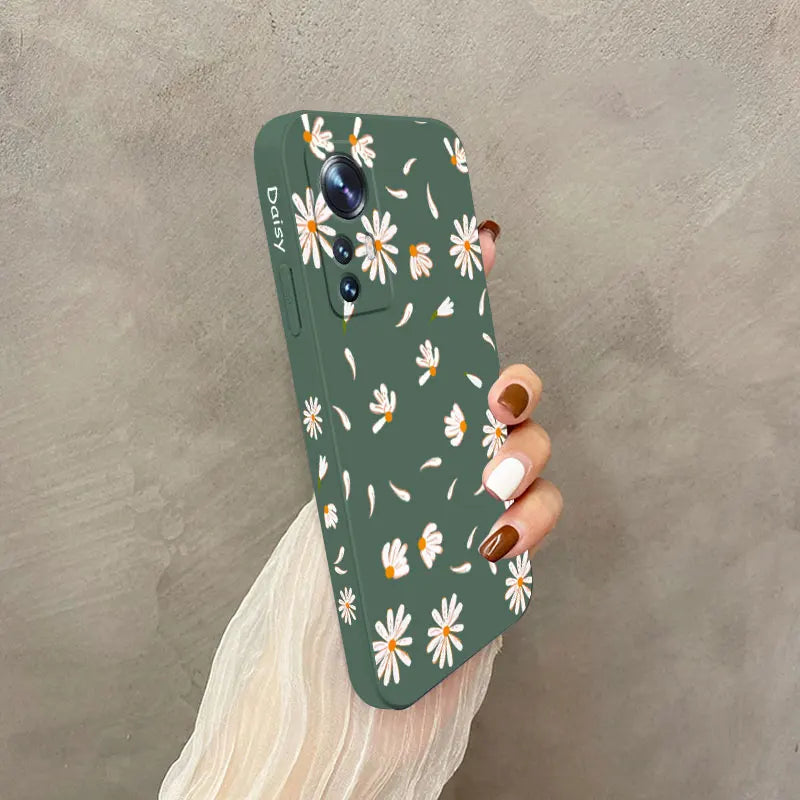 Daisies Fly Phone Case For Xiaomi Mi 13 12 12T 12S 11 11T Ultra 10 10T 9 9T 9SE 8 Pro Lite 5G Liquid Silicone Cover