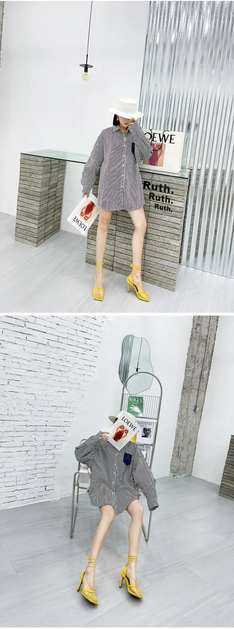 New Women's Shoes Fashion Air Mesh High Heeled Sandals for Woman Exquisite Square Head Casual Shoes Designer Shoes Zapatos Mujer
