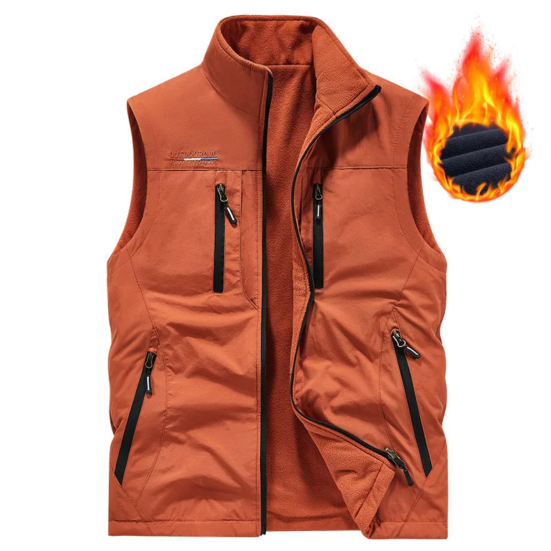 Multi-pocket Vest, Outdoor Activities, Rock Climbing, Hiking, Camping, Fishing, Mountain Climbing, Traveling, Photography, Vest