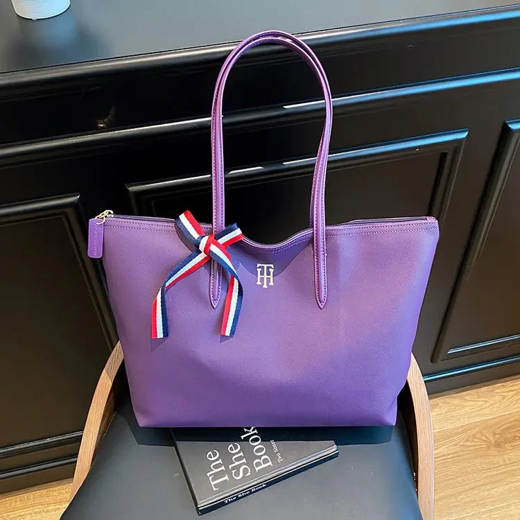 Vintage Elegant Diaper Bag: Luxury Crossbody Handbag For Women With Designer Letter Logo And Large Capacity Tote Function