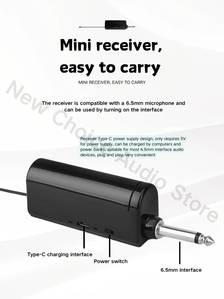 Good Wireless Microphone UHF Fixed Frequency 4 Channels Handheld Mic Micphone For Party Karaoke Professional Church Show Meeting