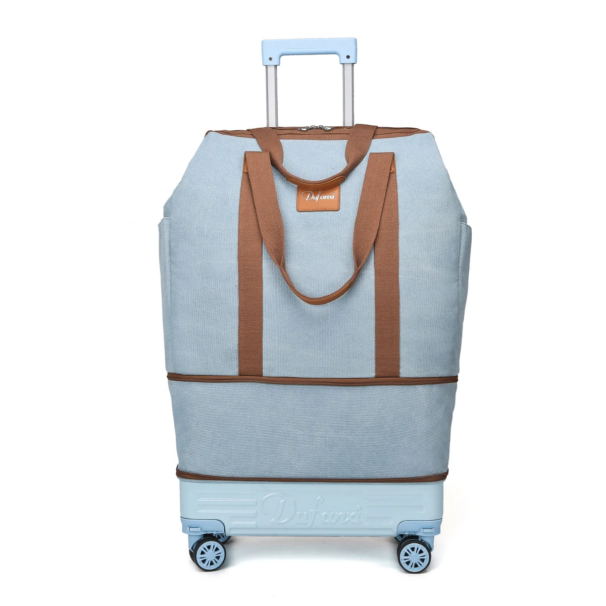 Pulley Luggage Bag, Universal Wheel Travel Bag, Foldableable Suitcase, Lightweight Trolley Bag, Large Capacity Hand-Pulled Backpack, Travel Cosmetics Bag