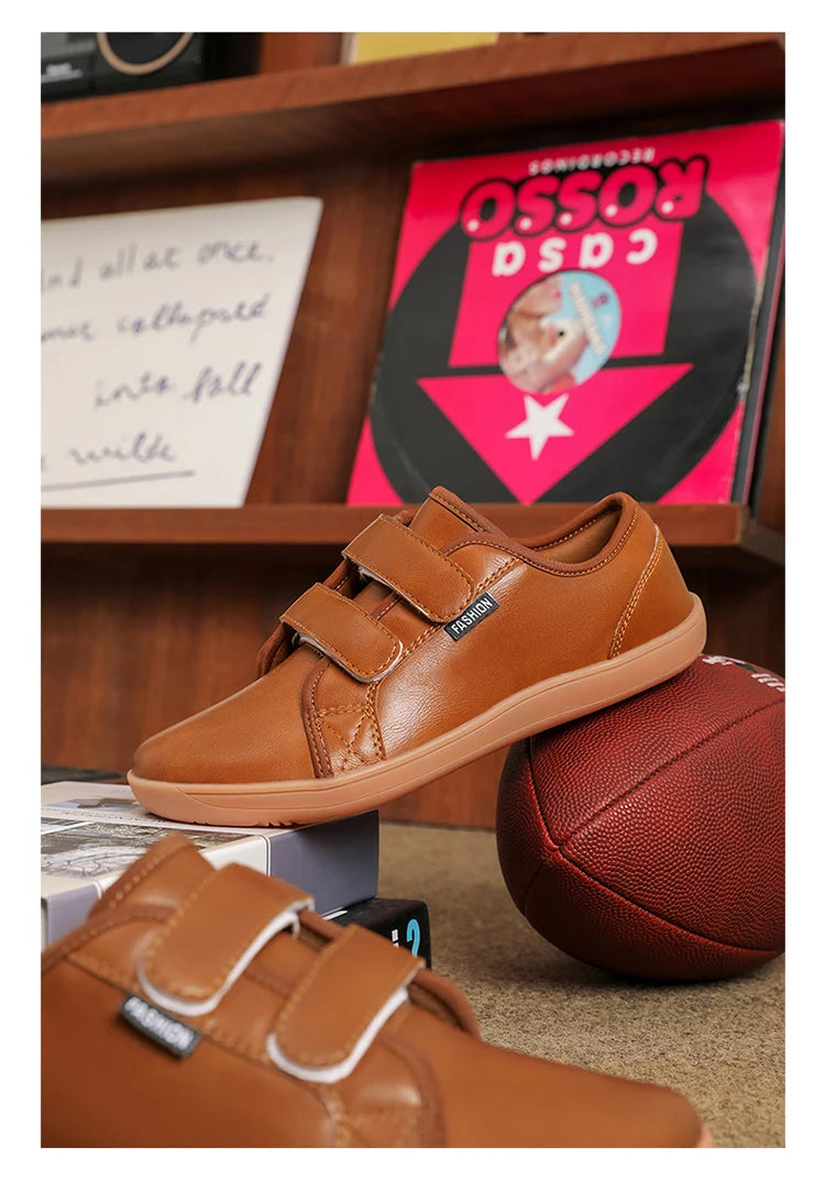 Mens/Women Barefoot Walking Shoes Wide Toe Zero Drop Minimalist Shoes Leather Comfortable Casual Shoes for Gym Driving Office