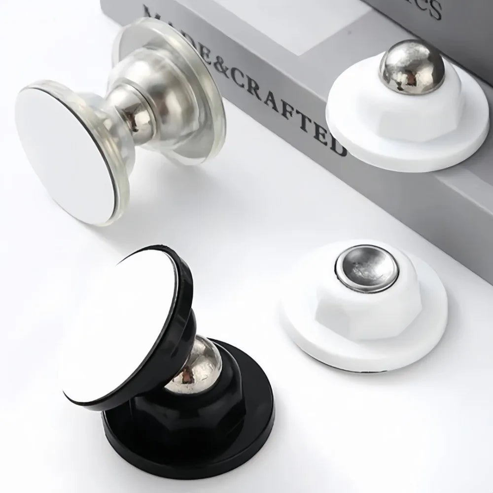 Silicone Non Perforated Door Suction Strong Magnetic Door Stopper Silent Anti-collision Door Stopper  for Home Holder Hardware