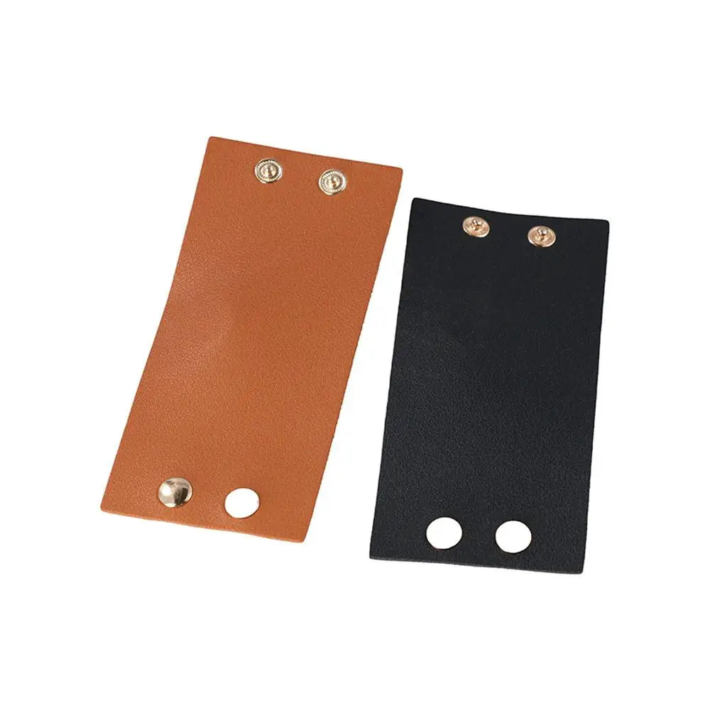 Hair Accessories Girl's Headwear Hair Wrap Korean Style Hair Cuff Ponytail Holder PU Leather Hair Band Women's hair clips