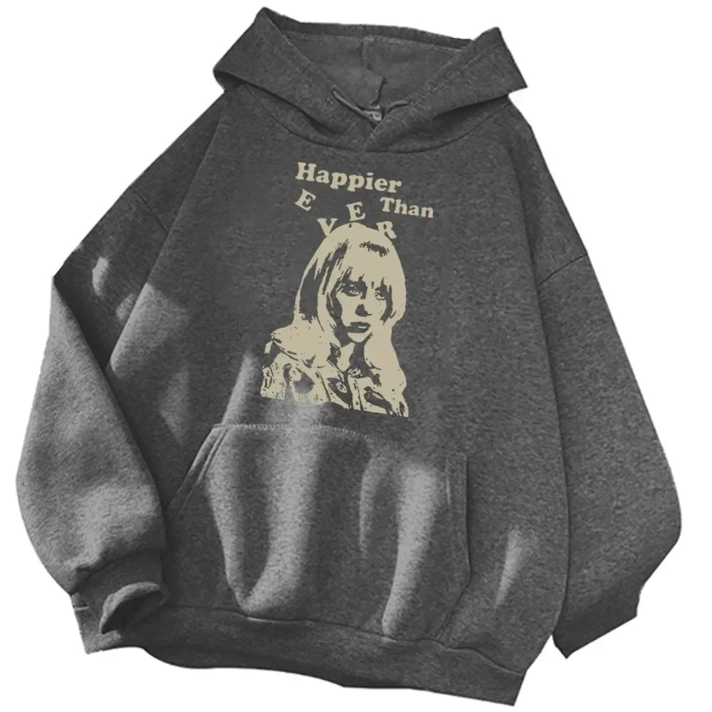 2025  Ever Happy of Ever hooded sweatshirt casual and personalized hooded top hoodie neutral streetwear music album fan gift